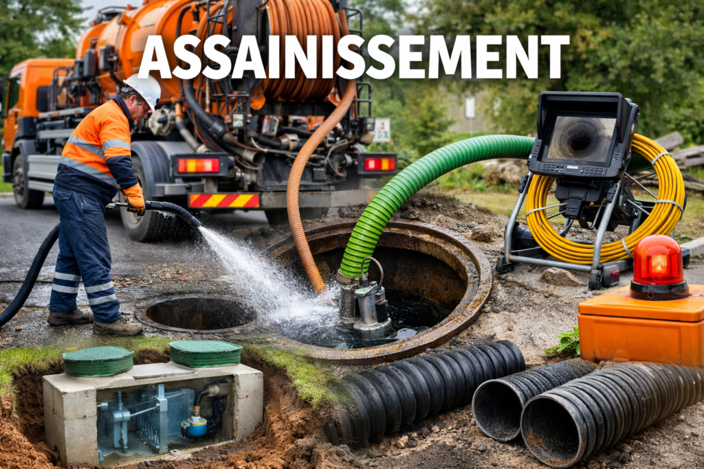 Travaux assainissement